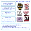 (Set of 10) Human Resources HR Sticker Don't Make Me