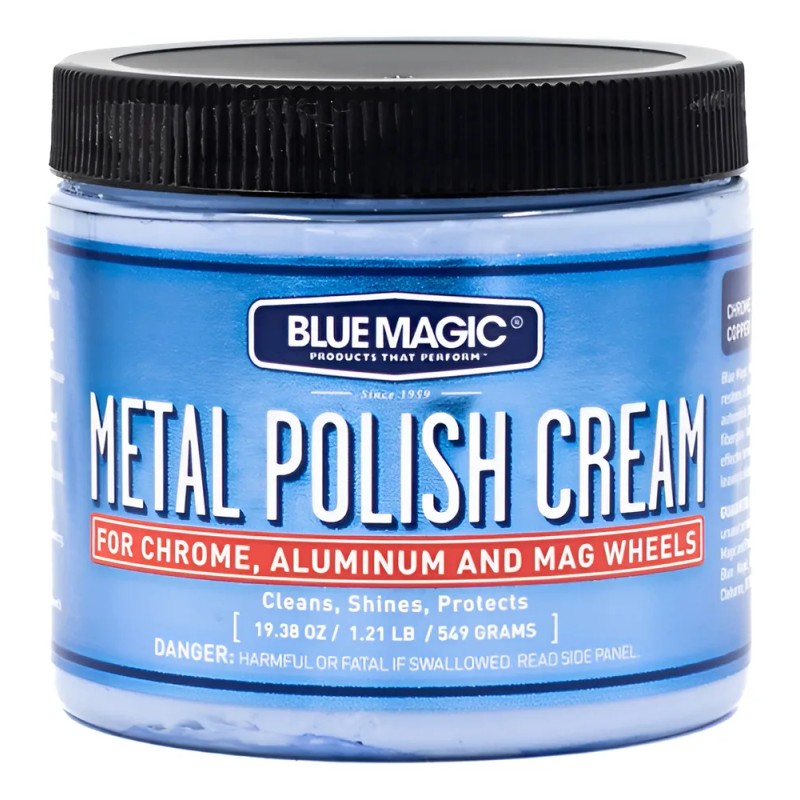 Crema Abrillantadora Para Metales Blue Magic 549g Azul