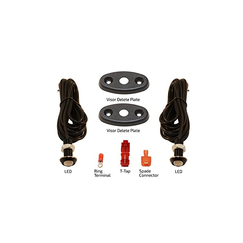 Set of Two LED Sun Visor Delete for 1990-2005 Miatas