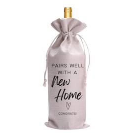 Baobeily Pairs Well With A New Home Wine Gift Bag Housewarming Gifts Housewarming Party Decorations First New Home House Homeowner Gift