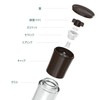 VKCHEF Pepper Mill, Manual Rock Salt Mill, Small Salt Mill,