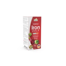 Hubner Iron Vital F, 100% PURE, Fruit flavour with Vitamin C+B, Made in Germany (250ml)