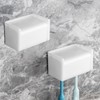 2 Pack Toothbrush Holder Wall Mounted with Cover for Bathroom,