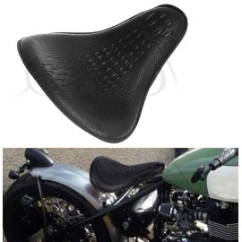 Unbranded Alligator PU Leather Solo Seat For Harley Dyna Super Glide Softail FLSTN Honda