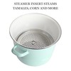 Martha Stewart Thayer 16-Quart Enamel On Steel Scratch Resistant Steamer