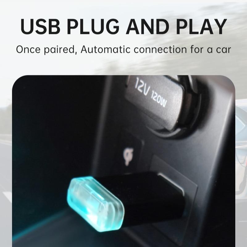 2 in 1 Wireless Car Adapter, Plug & Play Car