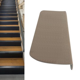 13 PCS Stair Mats, Soft Non-Slip Carpet Mat for Wooden Steps Washable Reusable Stair Carpet Indoor Stairs Cover Mat for Pets, Kids, Elders