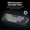 abucow 60% Mechanical Gaming Keyboard Red Switch Wired Compact Keyboard