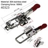 Adjustable Toggle Clamp Latch, 304 Stainless Steel or Galvanized Iron