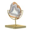 Creative Co-Op Main + Mesa Natural Brown Agate on Stand