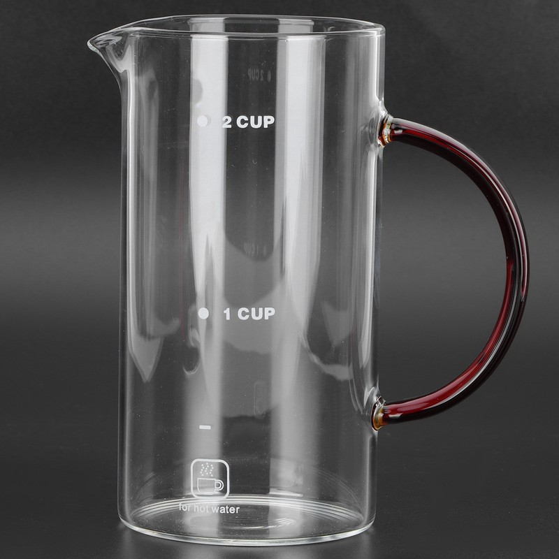Coffee Press Pot 400ml High Borosilicate Glass Coffee Brewer Maker