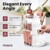 Masirs 360 Rotating Makeup Organizer - Adjustable Shelf Height and