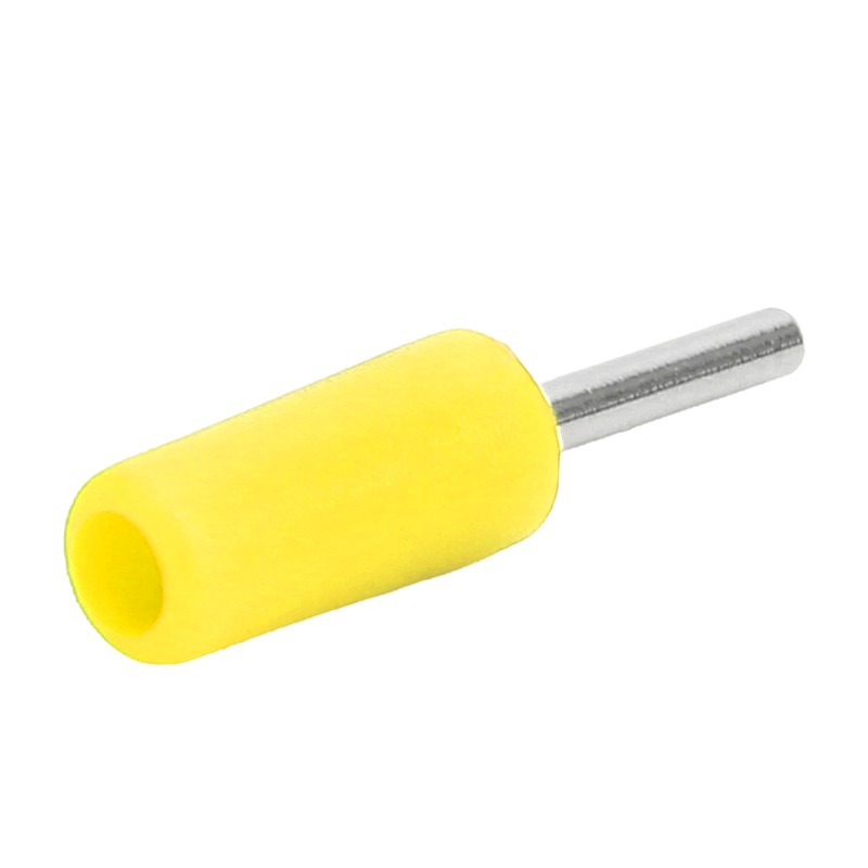 100Pcs Banana Plug Male Nickel Plated Brass Pin Straight for