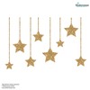 Stickerscape Christmas Stars Window Stickers (Gold Stars - 1 Sheet)