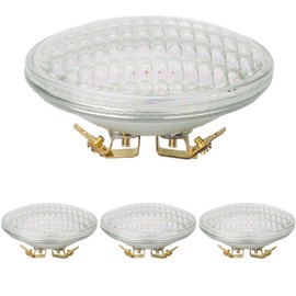 Familite PAR36 LED Landscape Light Bulb, 12W 36W Halogen Equivalent, AC/DC 12V Waterproof, Cool White 6000K Flood Light for Well Light, Tractor, Off-Road Vehicles, Snowblower, Pack of 4