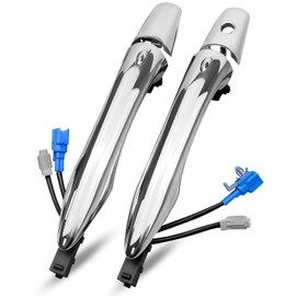 OCHIKI Chrome Exterior Door Handle Fit for Infiniti EX35 EX37 FX35 FX50 QX50 QX56 QX60 QX70 QX80 M56 2008-2020 Select Models, Replace 806461BA0A 806401BA0A 806401LA0A, Front Left & Right Side