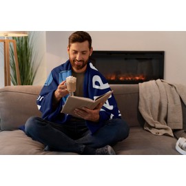 Yesbird Vatertagsgeschenk, Geschenk für Papa, Geschenk zum Geburtstag, für Papa, originelle Idee, Geschenke für besten Vater, Herren, Weihnachtsgeschenk, Papa, Fleecedecke, 130 x 150 cm