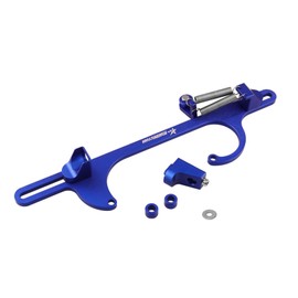 4150/4160 Carburetor Throttle Cable Bracket Billet Blue