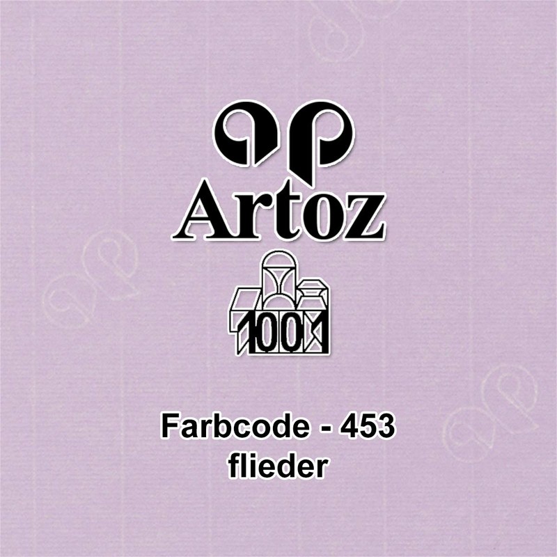 ARTOZ 25 x Square Folding Cards - Lilac (Purple) -
