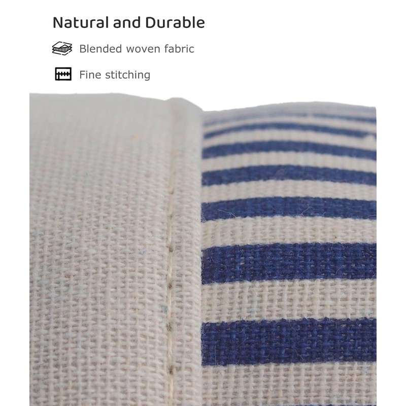 Mangata Washable Collapsible Thickened Canvas Fabric Storage Box with Handles