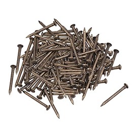uxcell Small Tiny Brass Nails 1.2x15mm for DIY Wooden Hardware Accessories 150pcs