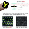 Universal English Large Lettering Keyboard Stickers Full Set for PC
