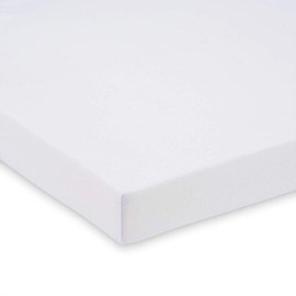 FabiMax Jersey Fitted Sheet for Co-Sleepers and Cradles Organic jersey White