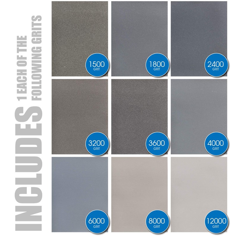 Micro Mesh 9 Sanding Sheet Introductory Woodworkers Kit with a