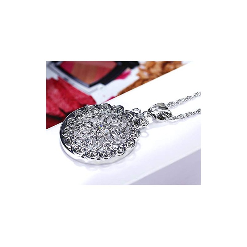 CLARA 6X Magnifier Necklace Magnifying Glass Pendant Optical Lens with