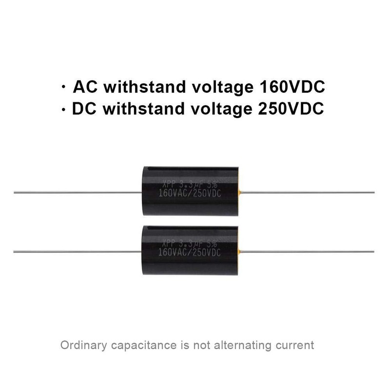 2 x Capacitor, Frequency Divider, HiFi Sound Capacitor, Audio Speaker,