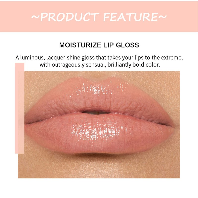 Pack of 6 Lip Gloss, Shimmer and Shine, Lip Gloss