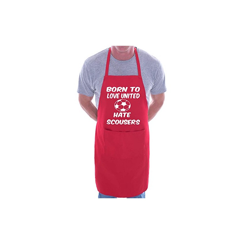 Print4U Love Man Utd Hate Scousers BBQ Cooking Funny Novelty