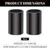 AC-MTORC 2 Inch Rise Handlebar Risers Extension for Harley Touring