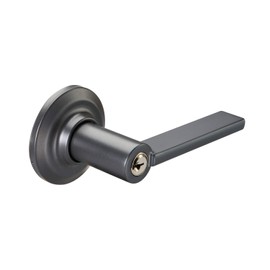 Yale Valdosta Round Lever Entry (Keyed), Suede Black