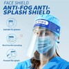 Adjustable Face Shield Protect Eyes and Face, Clear Open Face