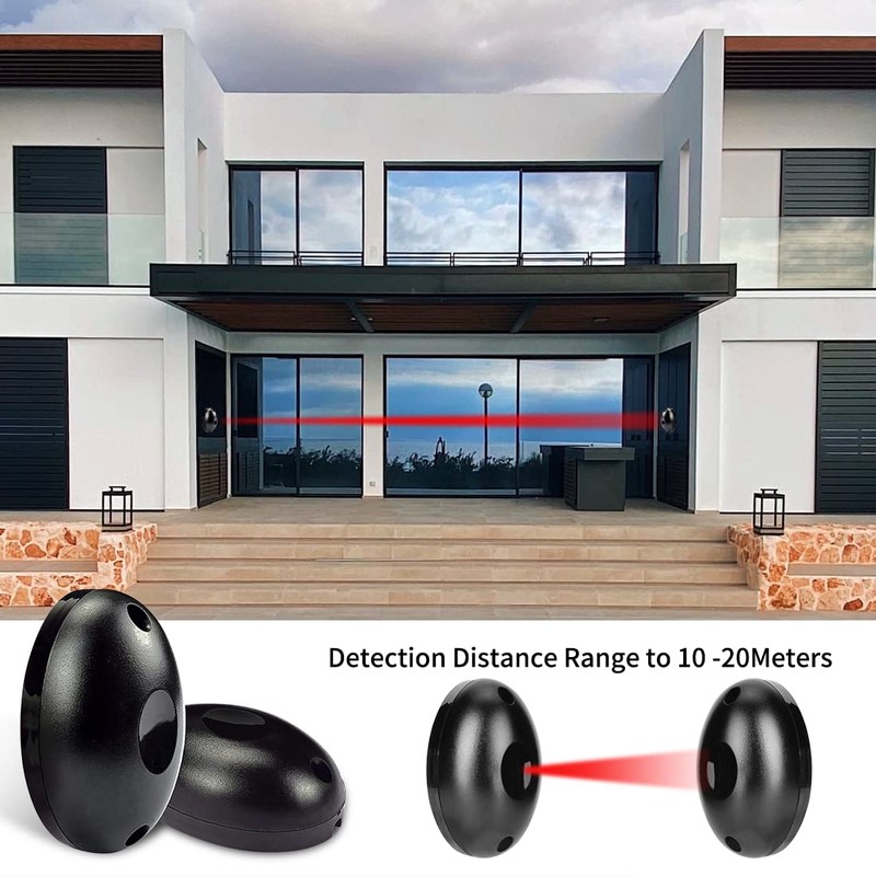 Universal Photocells Detector Pair of Universal Infrared Photocells AC/DC 12V-24V