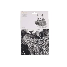 Maxwell & Williams Marini Ferlazzo Tea Towel with Carnaby Cockatoo Design, 100% Indian Cotton, White, 50 x 70 cm, Kitchen Towel, Machine Washable