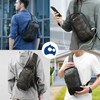 Bluelander Mochila Antirrobo Cruzada, Bolso de Pecho para Hombre con