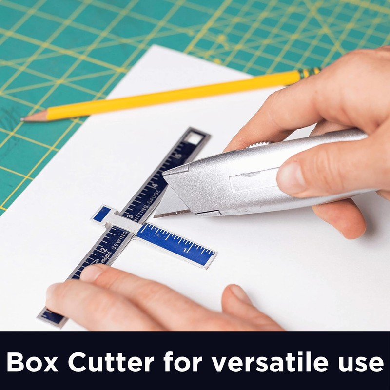 INTERNET'S BEST Premium Utility Knife Set | Retractable Box Cutter
