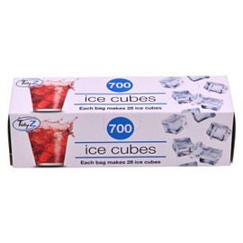 Tidyz Make Your Own Ice Cubes- Ice Cube Bags- 25 Pack 700 Cubes Total