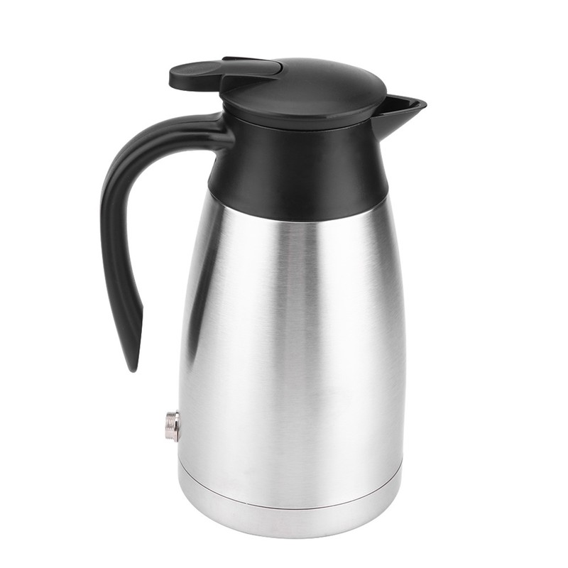 1000ML 12V/24V Stainless Steel Electric in car Kettle Travel Thermoses