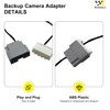 Backup Camera Harness Adapter Compatible with Chrysler 2008-2017/Dodge 2008-2020/Jeep 2008-2013/Volkswagen