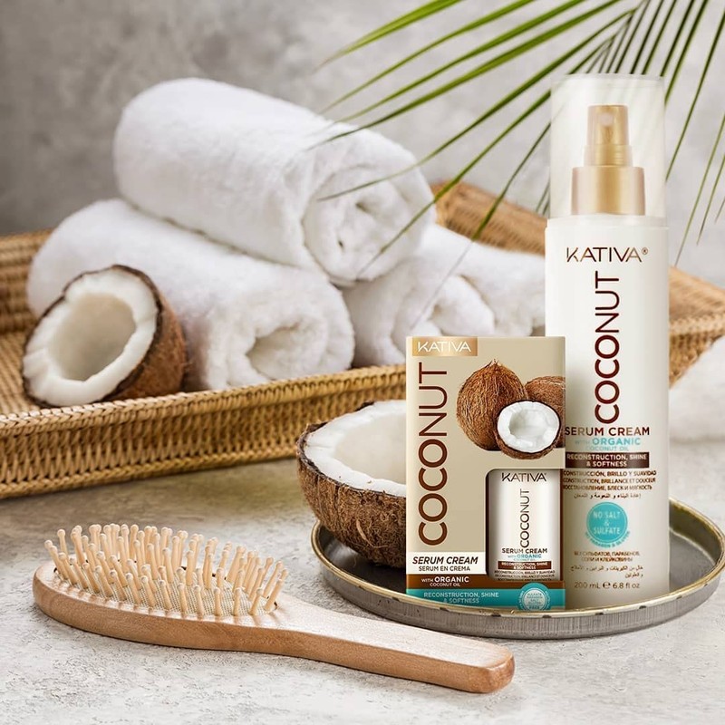Kativa Coconut Oil Serum in a Restoring and Shiny Cream