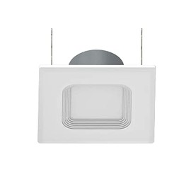 RAB R6S10830120WB 5/6" Square Baffle Trim, 120 Volt (3000K, 80 CRI)