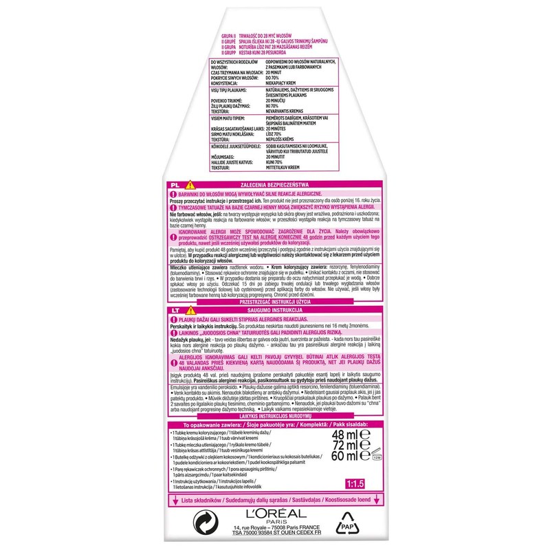 L'Oréal Paris Casting Creme Gloss Hair Dye 4102 Cool Chestnut