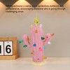 Cactus Figurine Resin Home Decor Plant Cactus Christmas Tree with