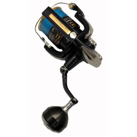 Jigging world JW Power Handle for Shimano Stradic CI4+ 1000 Series Reel-Black/Silver
