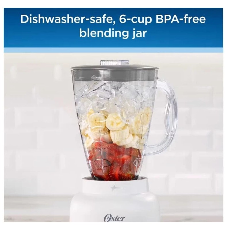 Oster Easy-to-Use Blender with 5 Speed Settings and 700-Watt Motor