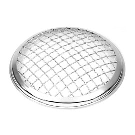Alchemy Parts 5.75" INCH Guard Metal Headlight Cover for Scrambler Brat Motorbike Motorcycle Lights (Chrome Mesh Cover)