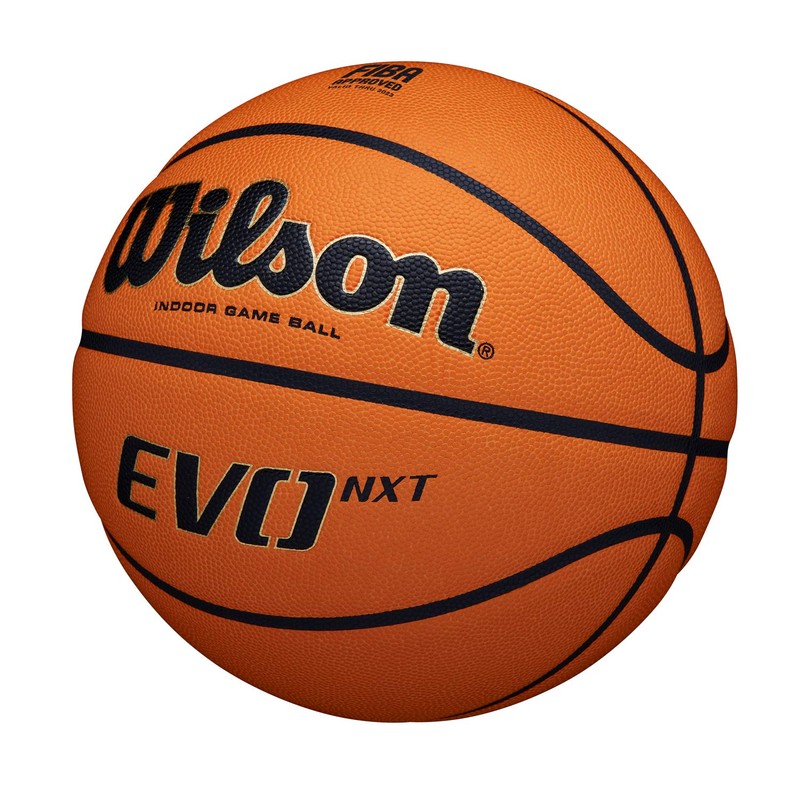 Wilson Basketball EVO NXT FIBA GAME BALL, Mixed Leather, Ideal